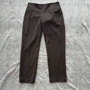 EUC Peace of Cloth chocolate brown pants sz 4